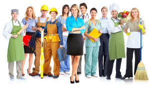 A corporate workers